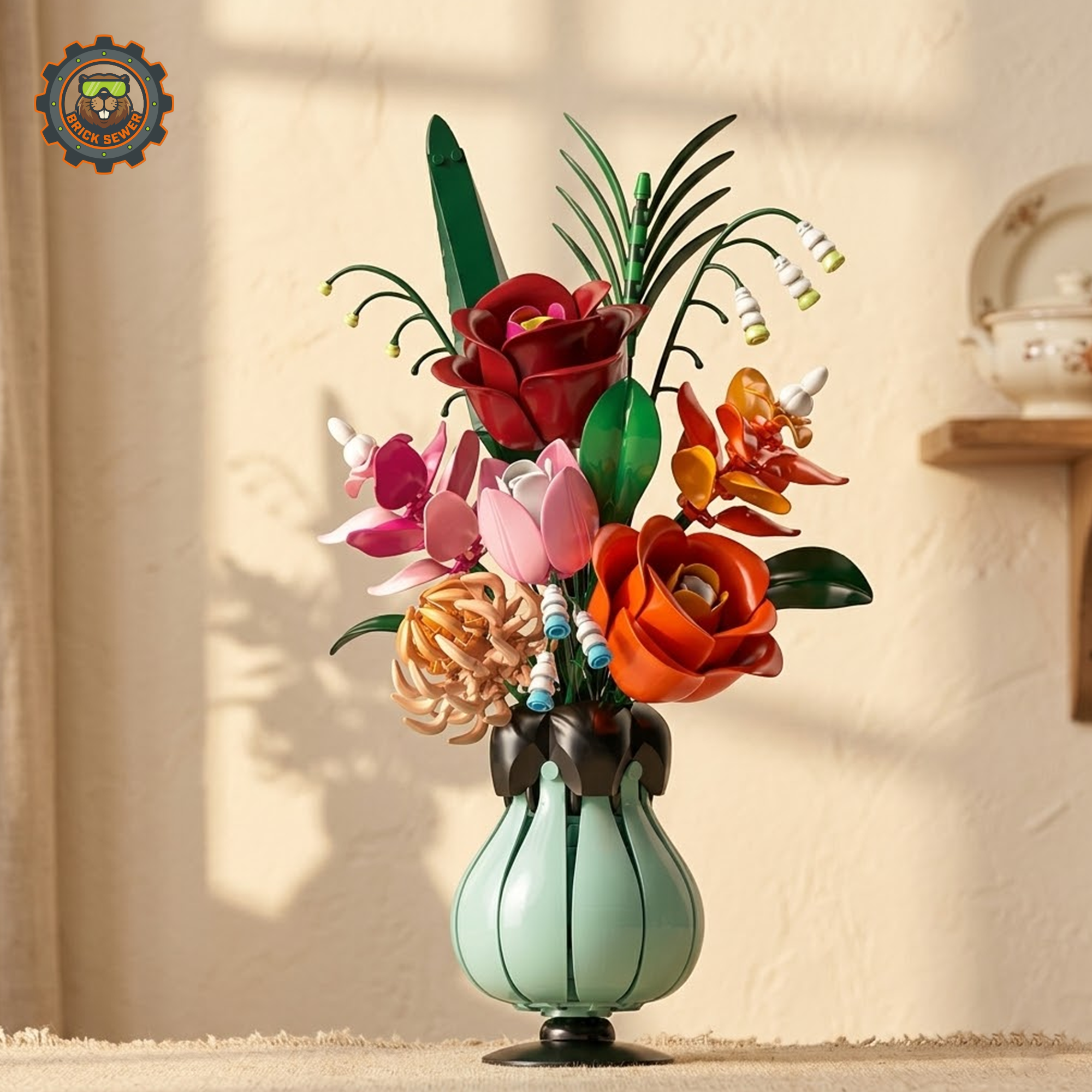 MJI Belisama Floral Arrangement Building Blocks Set