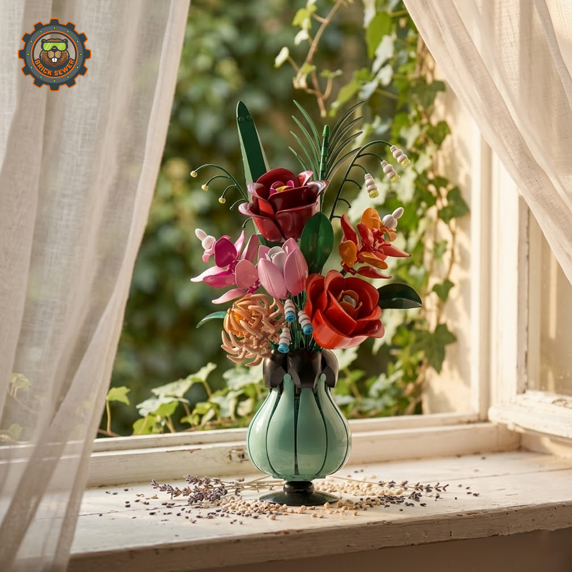 MJI Belisama Floral Arrangement Building Blocks Set
