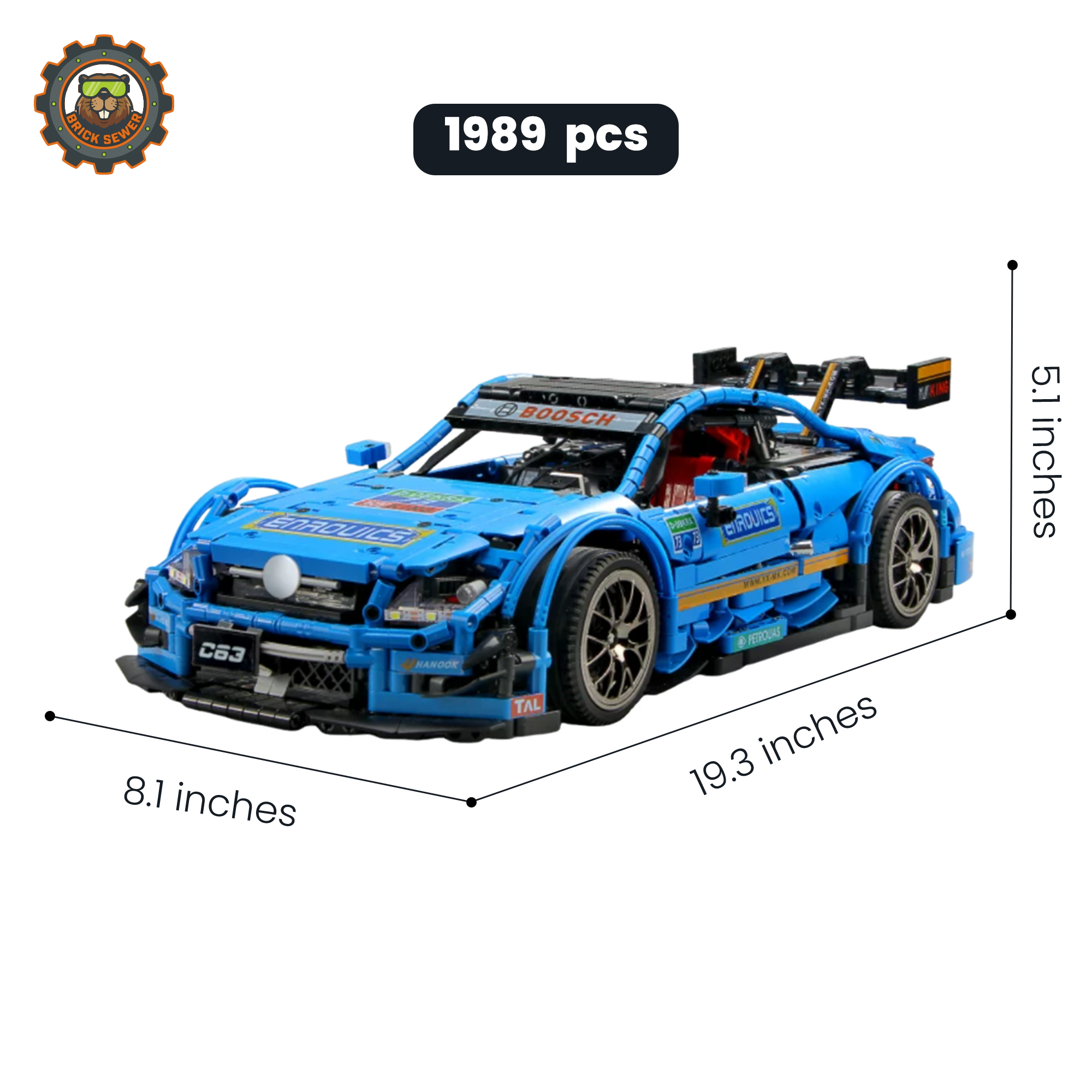 Mould King C63 RC Racing Car 13073MK