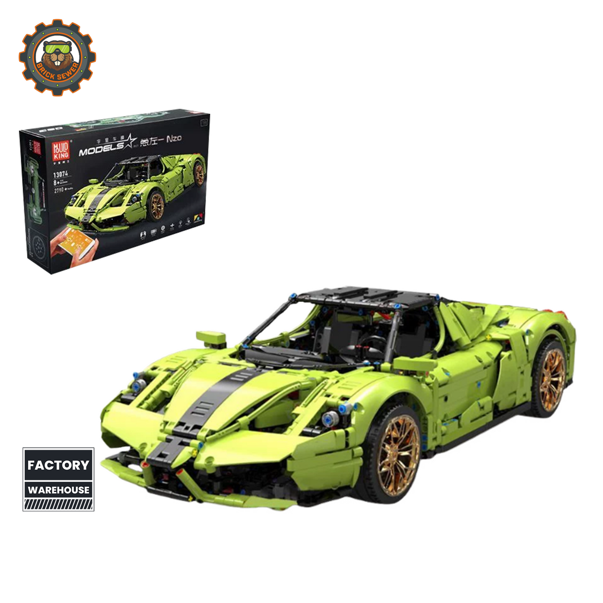 Mould King Nzo Supercar 13074MK