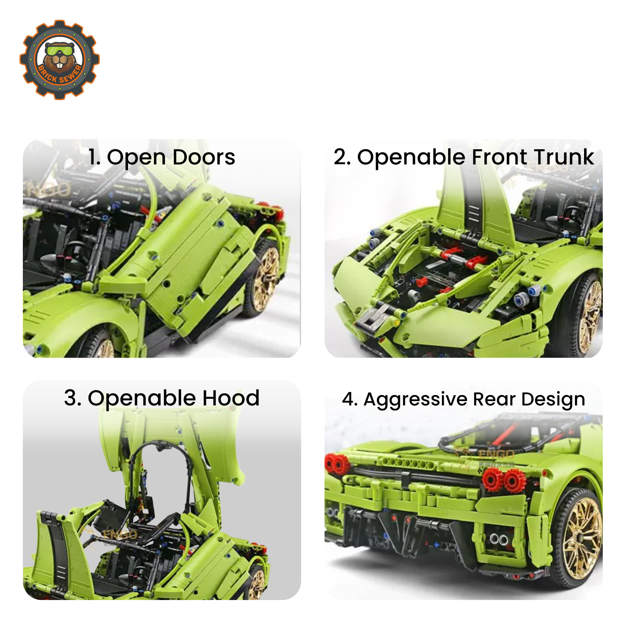 Mould King Nzo Supercar 13074MK