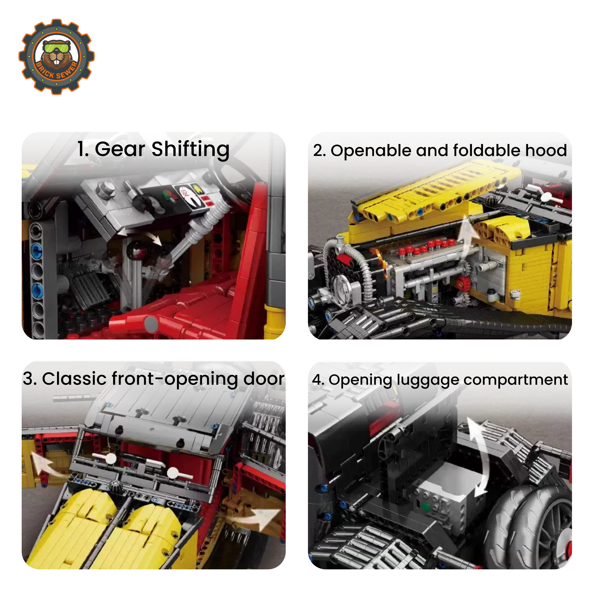 Mould King Vintage Touring Car 13080SMK