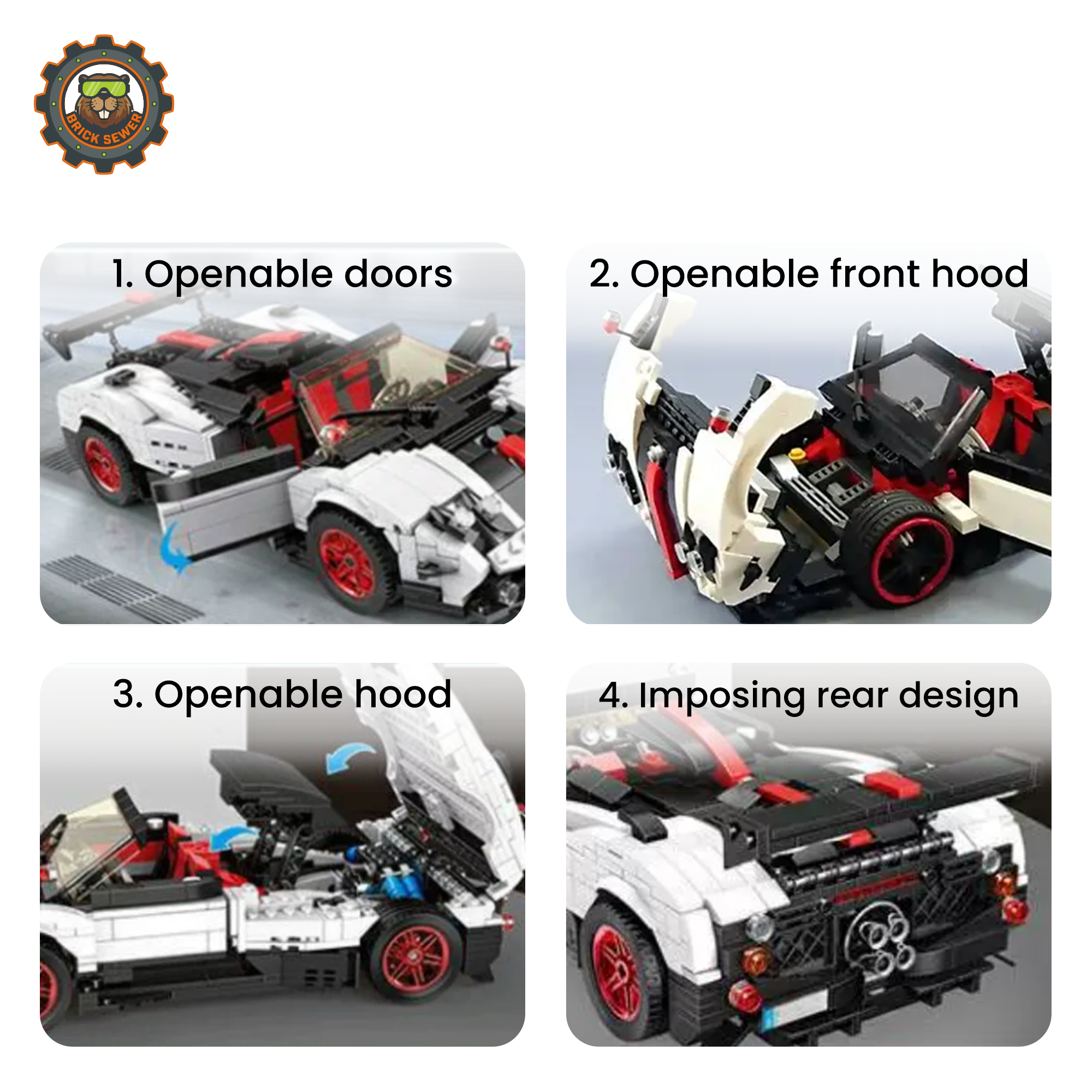 Mould King Pagani Racing Car 13105MK