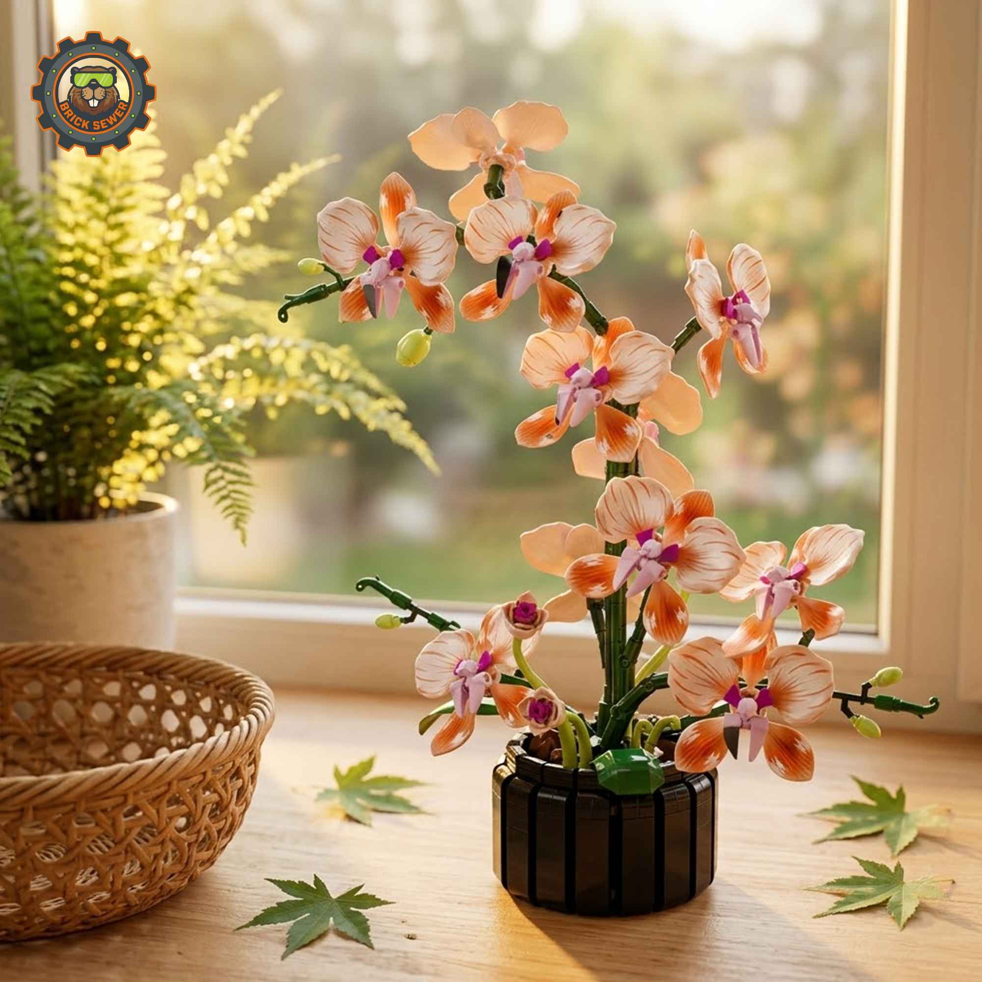MJI Phalaenopsis Orchid Building Blocks Set