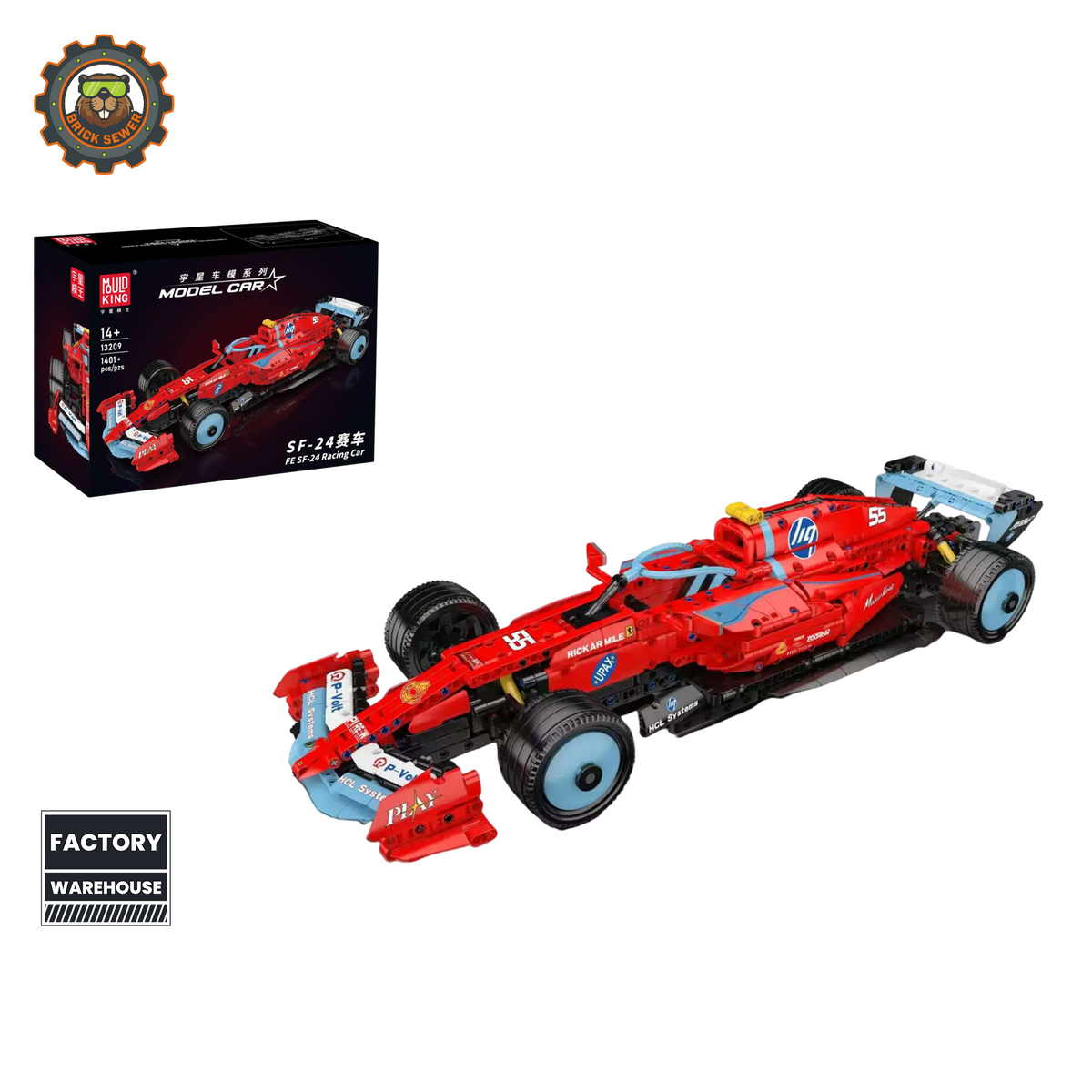 Mould King SF-24 Formula Racing Car 13209MK