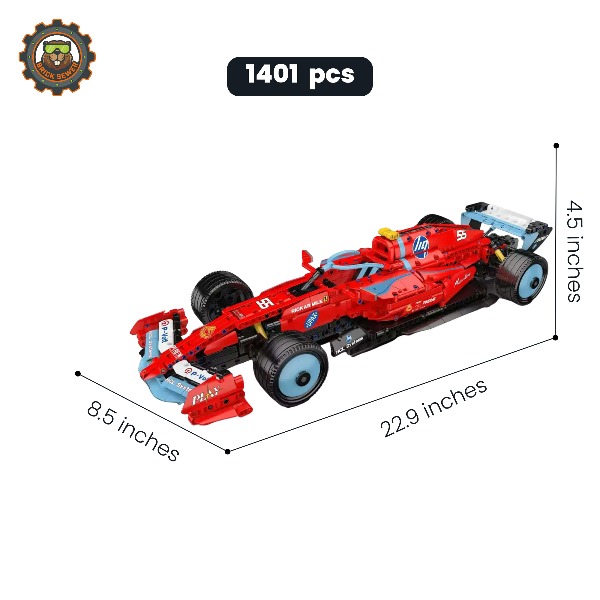 Mould King SF-24 Formula Racing Car 13209MK