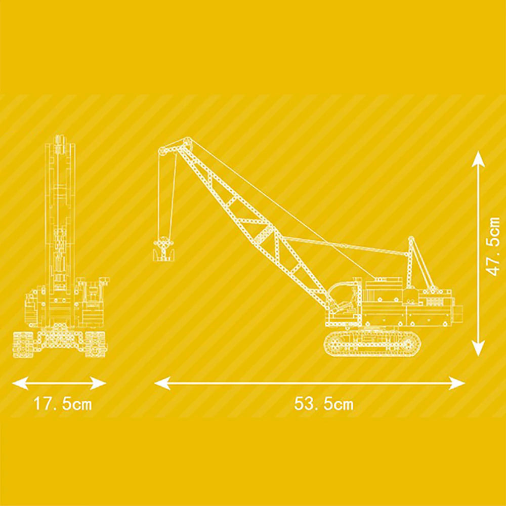 MouldKing 17001 Crawler Crane RC Technic