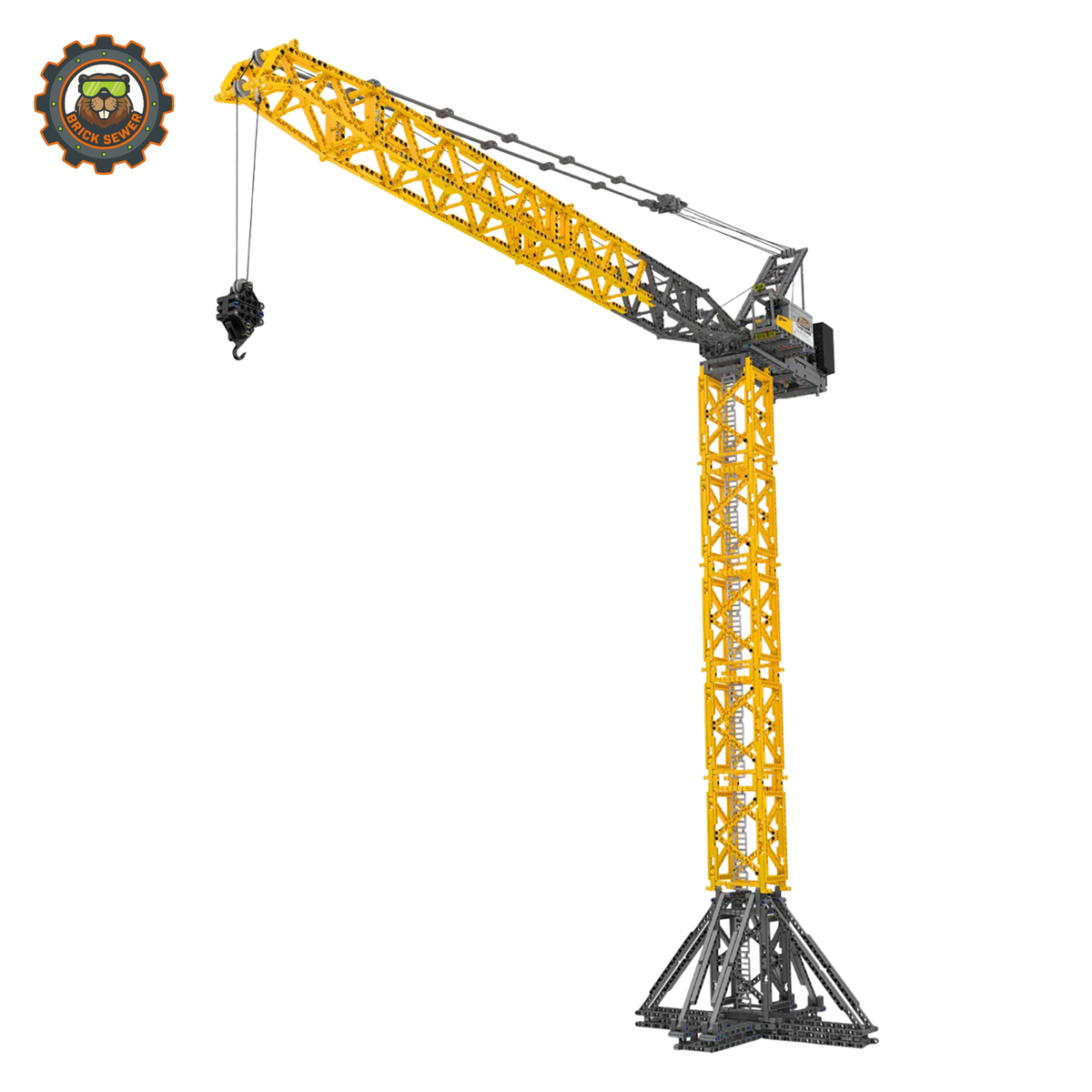 Mould King Luffing Jib Tower Crane 17096MK