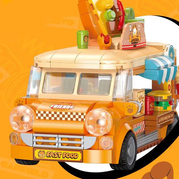 Feimibox S44052 Garfield Family Mobile Food Cart Movie