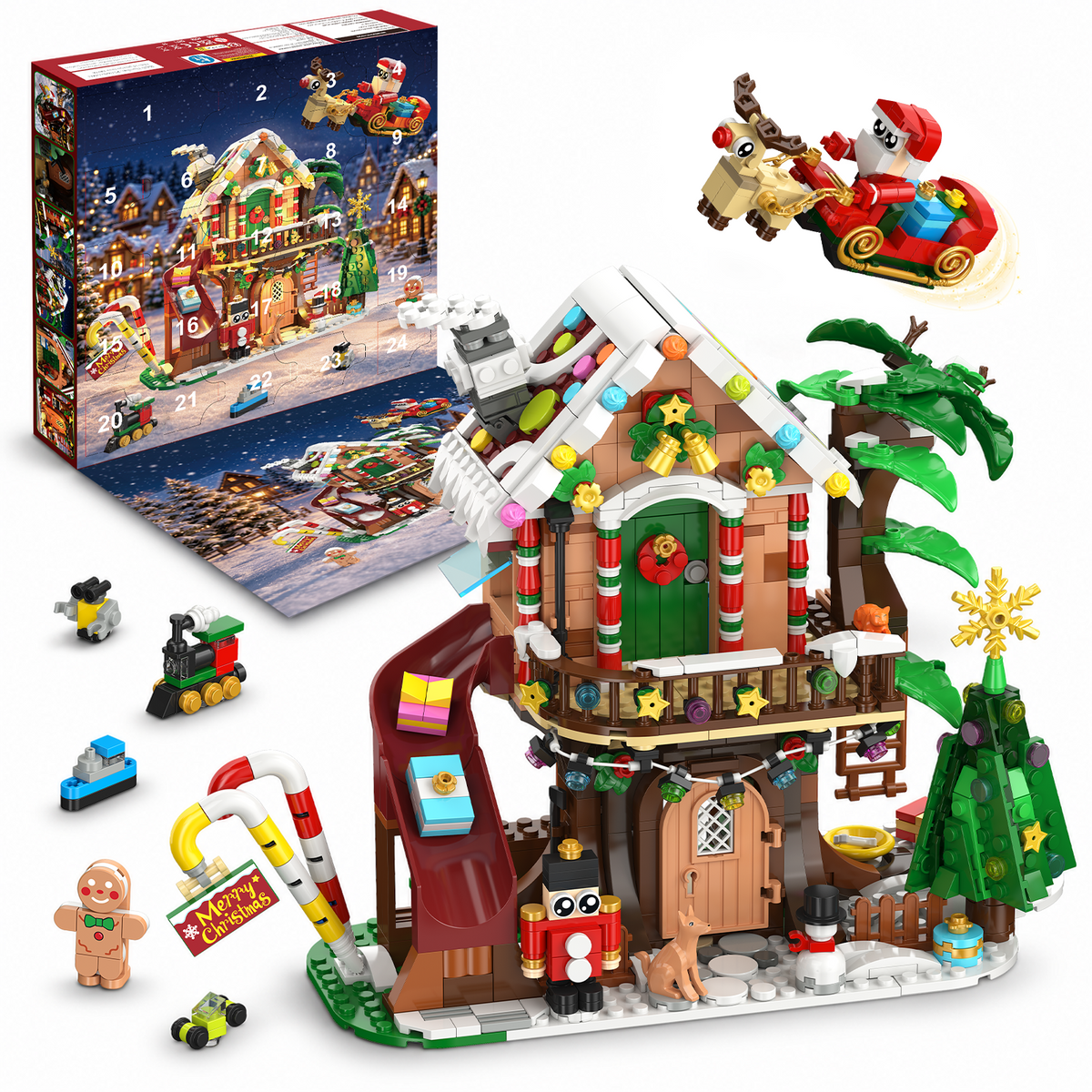 INSOON Countdown Treehouse Building Set with LED Light HG1087