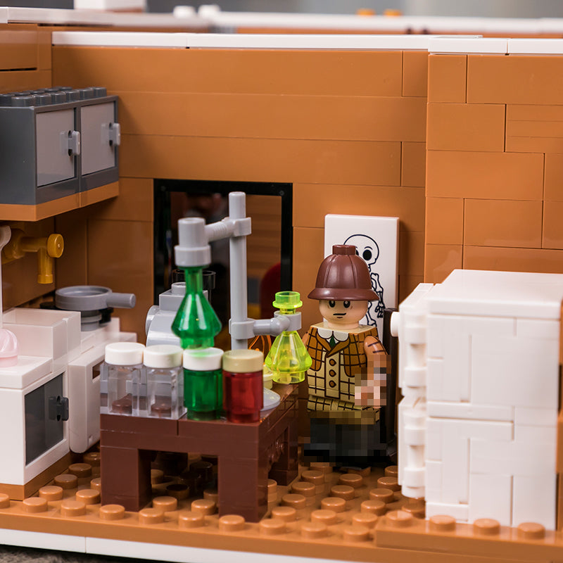 Pantasy 85014 Sherlock Holmes Baker Street 221B Apartment Modular Building