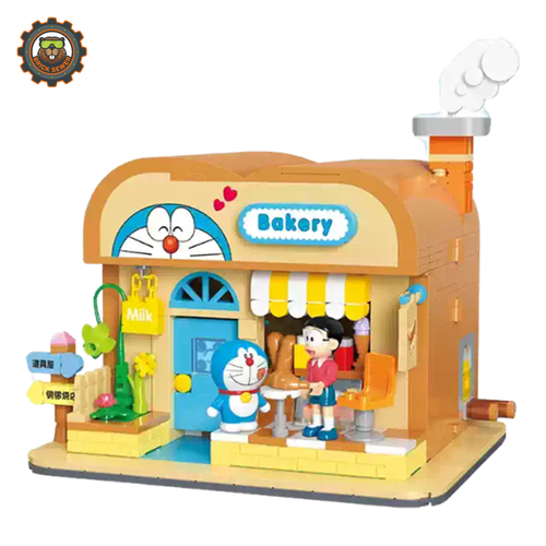 BAILODY Doraemon Bakery Mini Building Block Set 21084