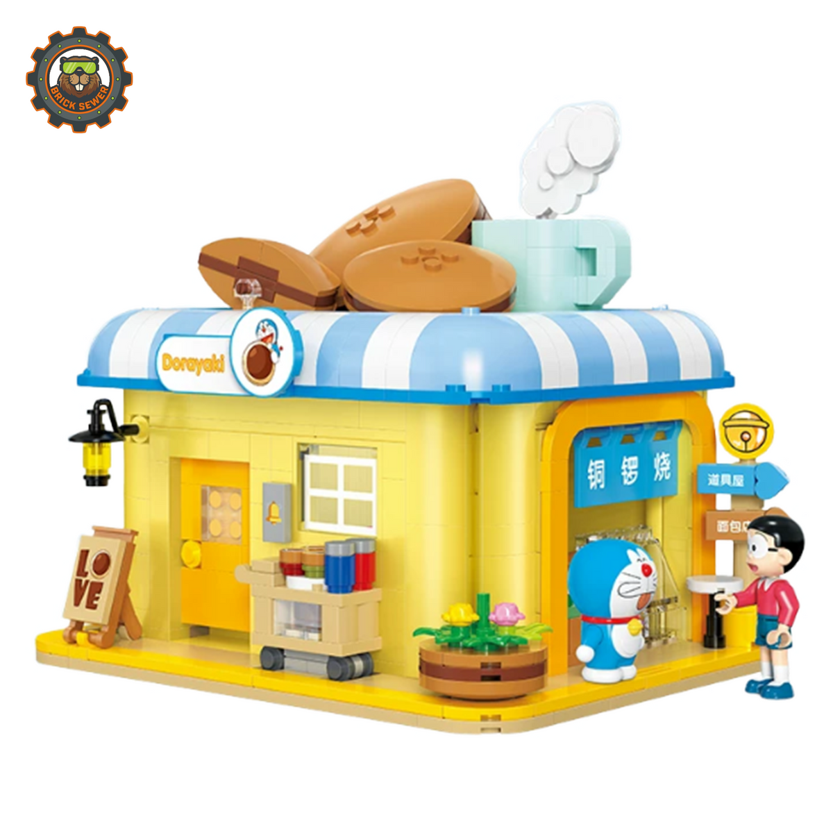 BAILODY Doraemon Bakery Mini Building Block Set 21086