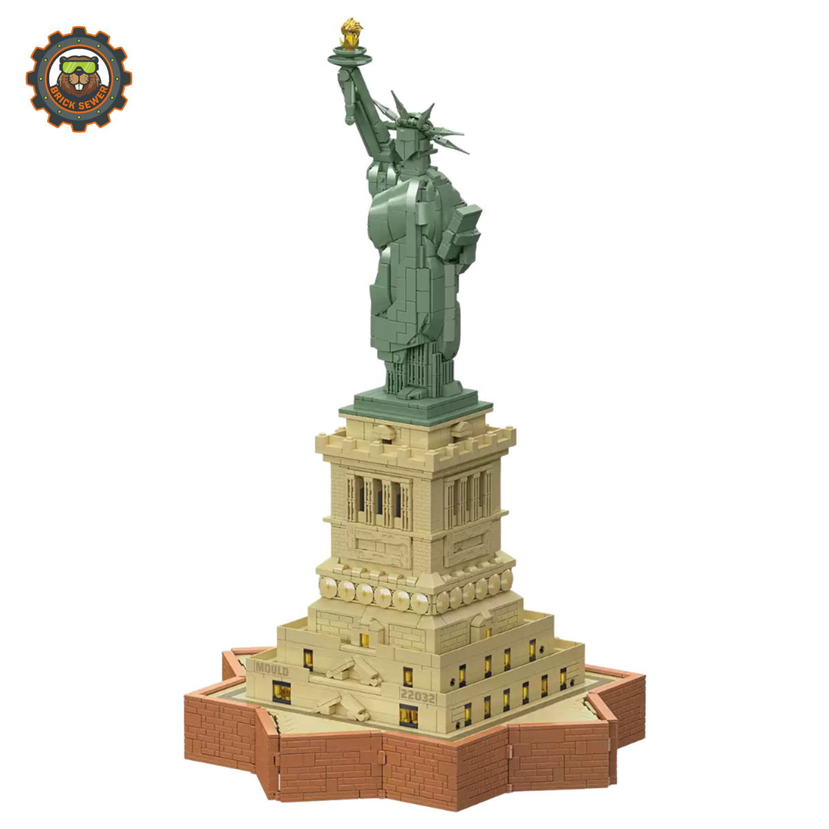 Mould King Statue of Liberty Architecture Building Block Set 22032MK