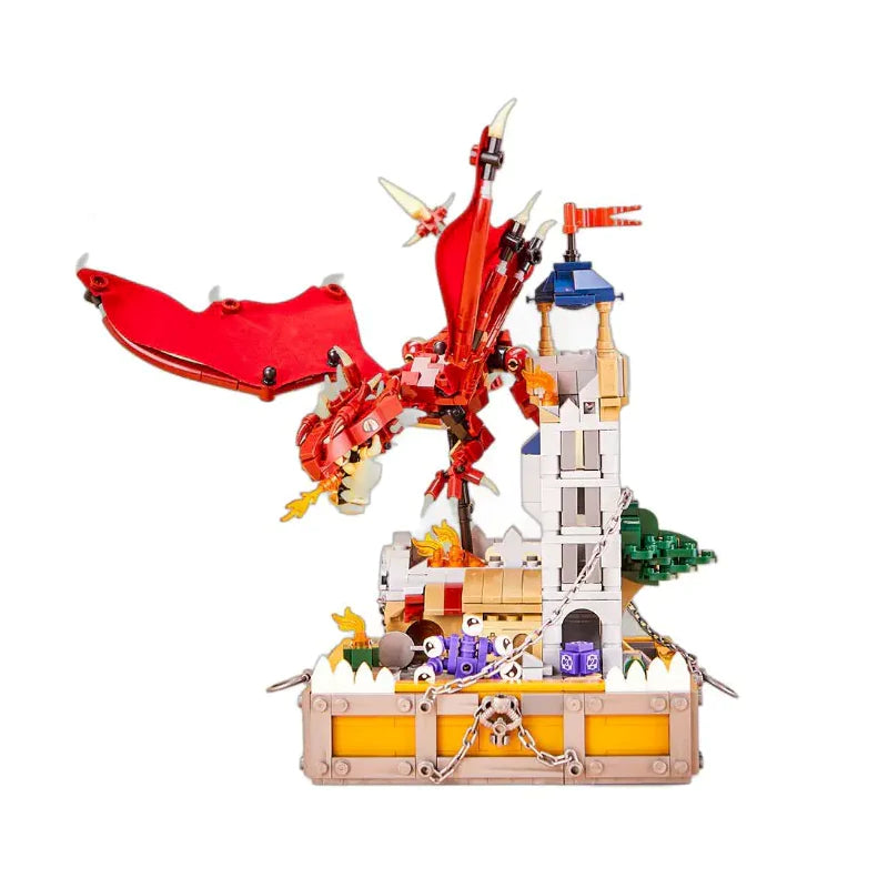DK 7031 Dragon and Treasure: Guarding the Witch Tower Movie & Game