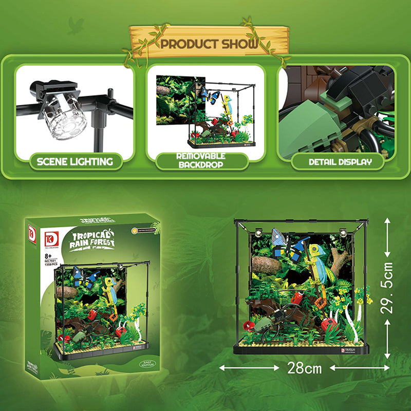 DK 7021 Tropical Rainforest Pavilion Creator Expert
