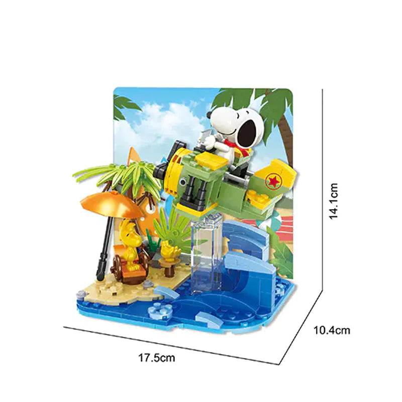 CACO Snoopy Background Painting Small Scene Movie