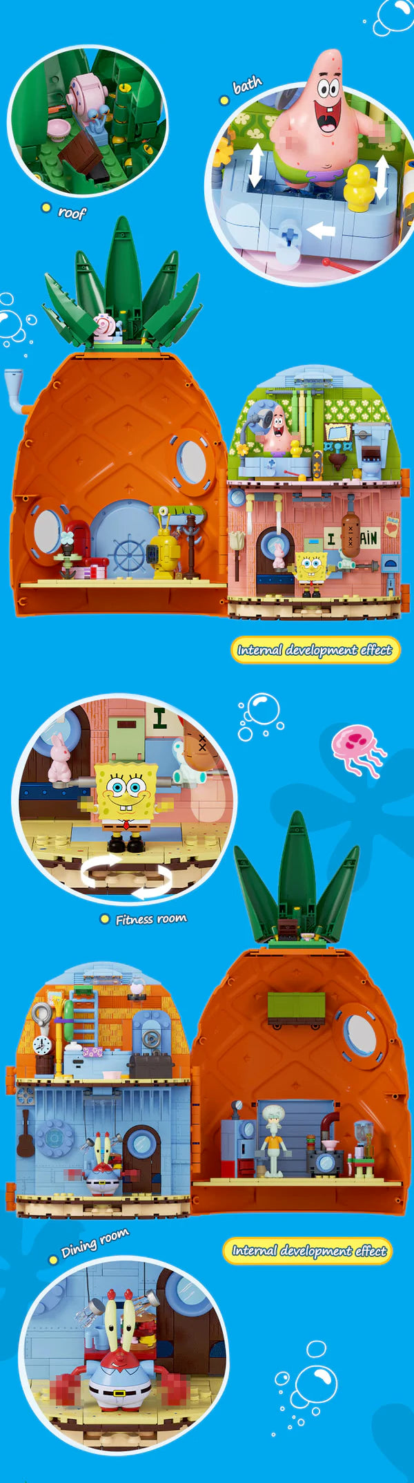 Area-X AB0064 SpongeBob SquarePants Pineapple House Movie