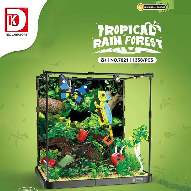 DK 7021 Tropical Rainforest Pavilion Creator Expert