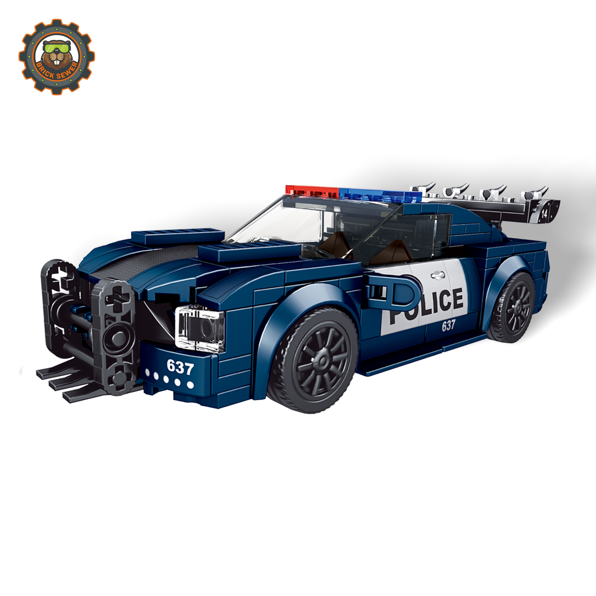 Barricade Police Mini Sports Car 390pcs