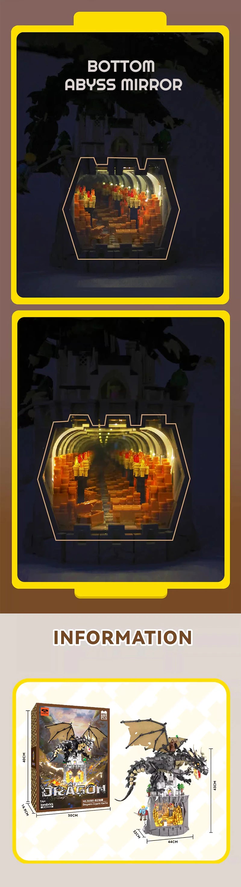 Iambrick 30301 Dragon's Cryptic Cache Creator Expert