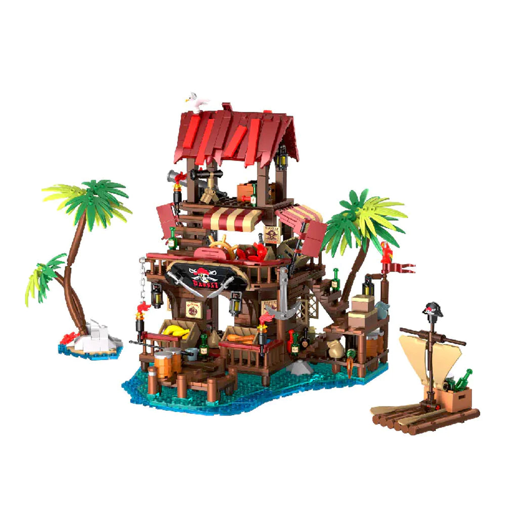 Iambrick 31111 Pirate's Bay Market Historical