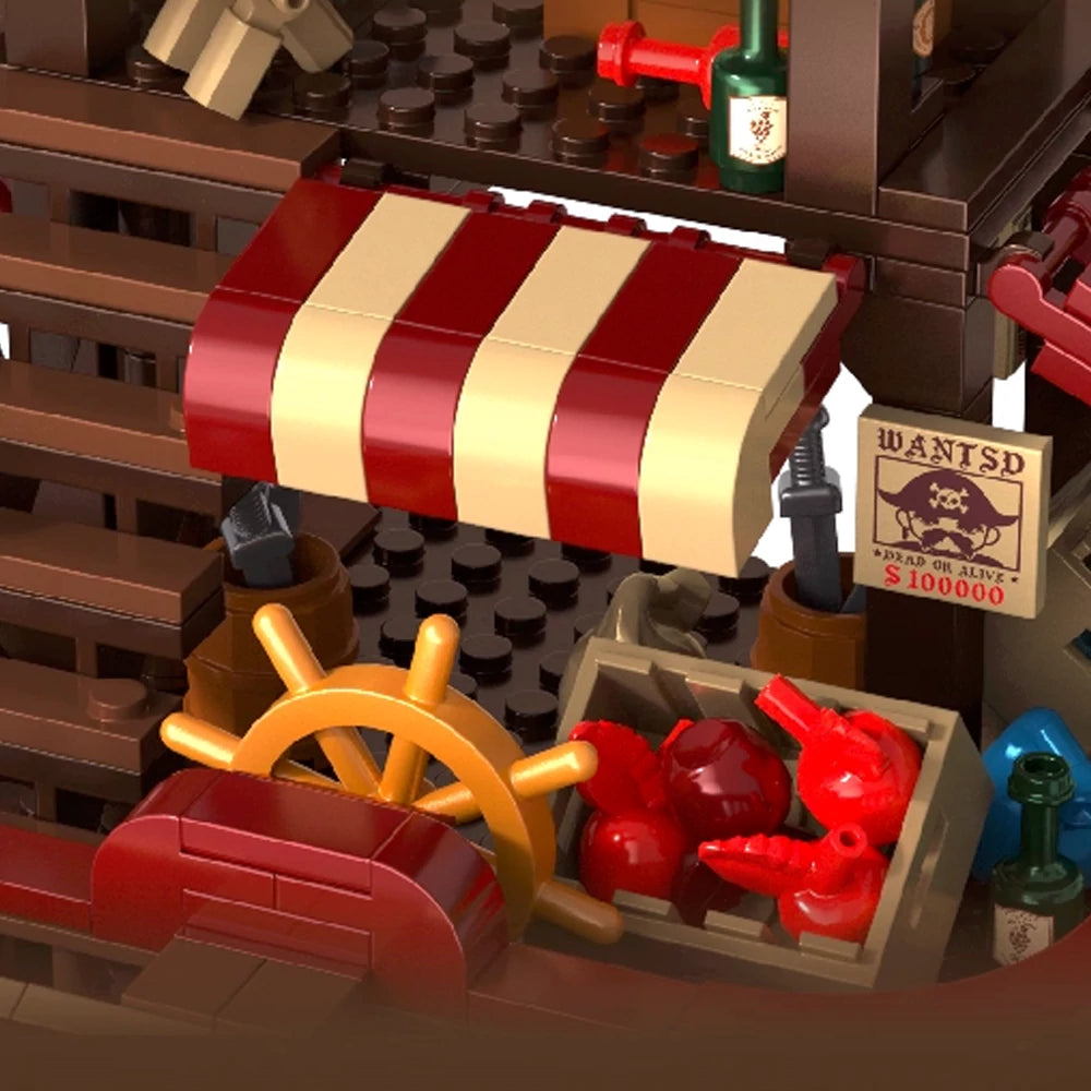 Iambrick 31111 Pirate's Bay Market Historical