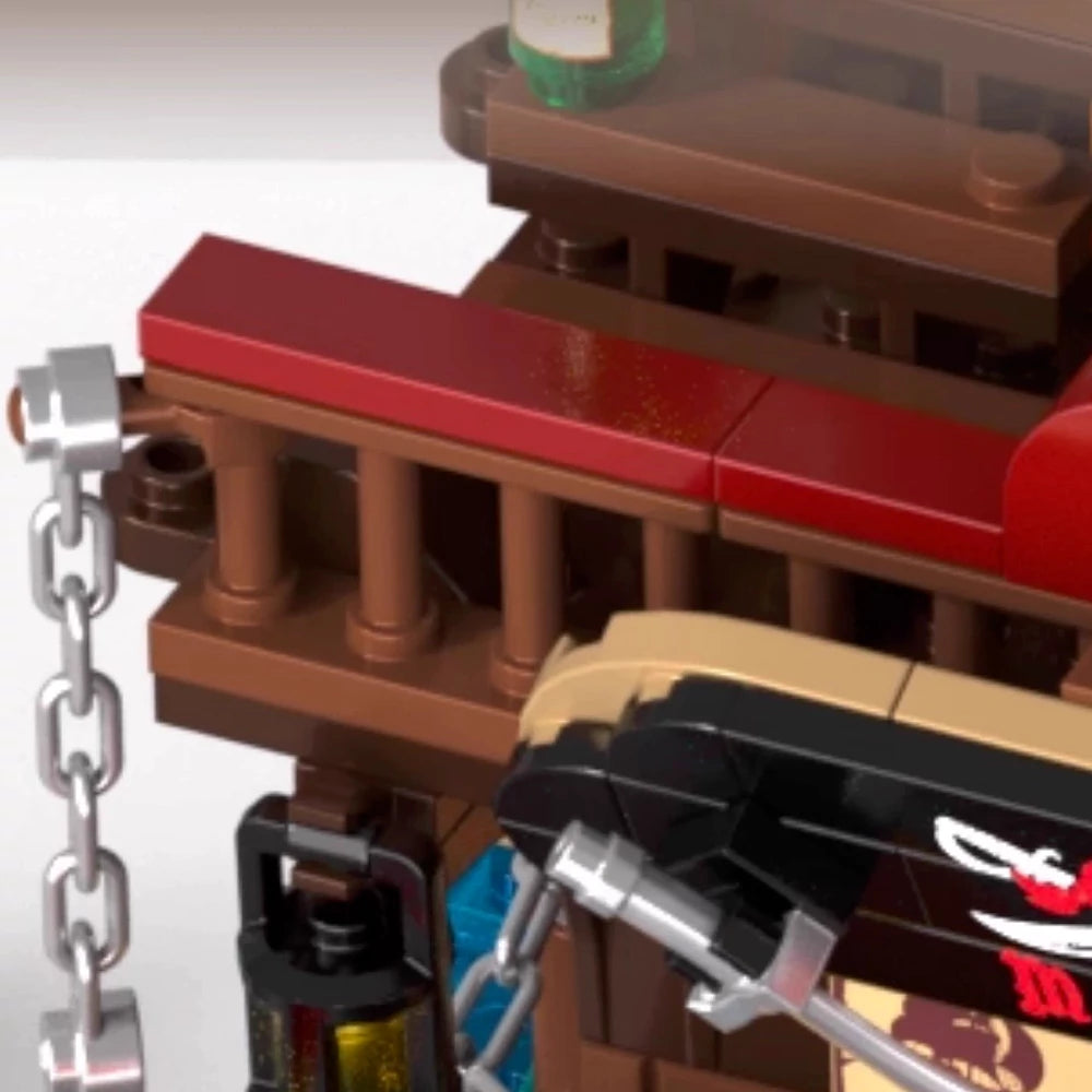 Iambrick 31111 Pirate's Bay Market Historical