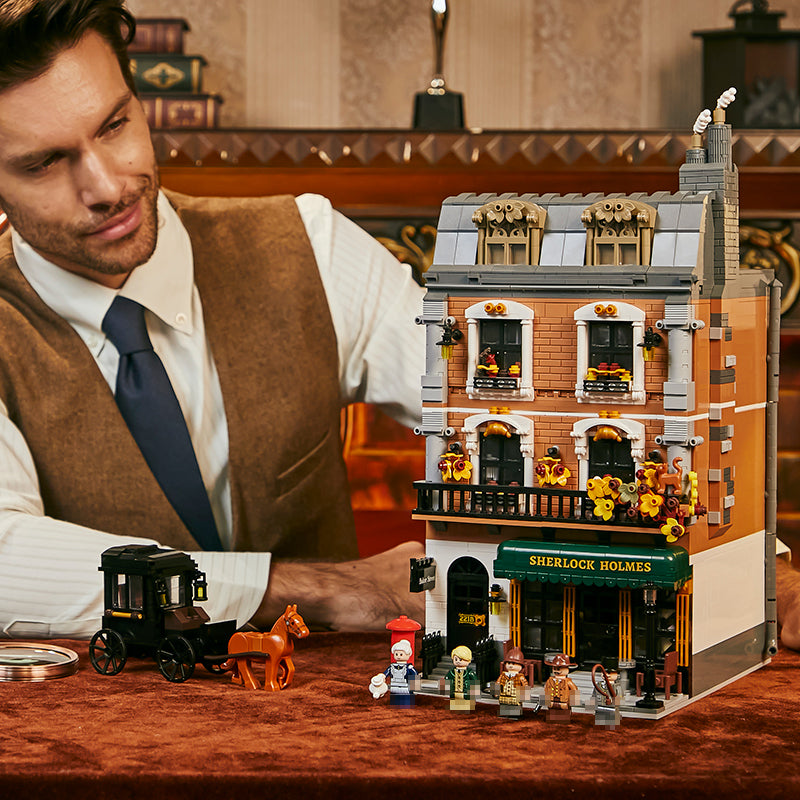 Pantasy 85014 Sherlock Holmes Baker Street 221B Apartment Modular Building