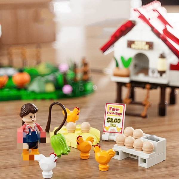 FunWhole F9034 Mini Chicken Coop Creator Expert