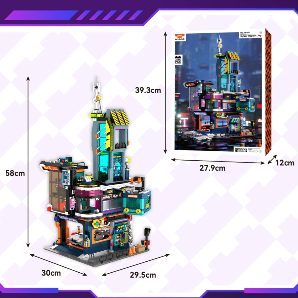 Iambrick 40104 Cyber Repair City Modular Buildings