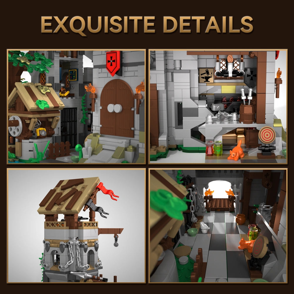 Iambrick 40210 Holy Spirit Knight's Fortress Modular Buildings