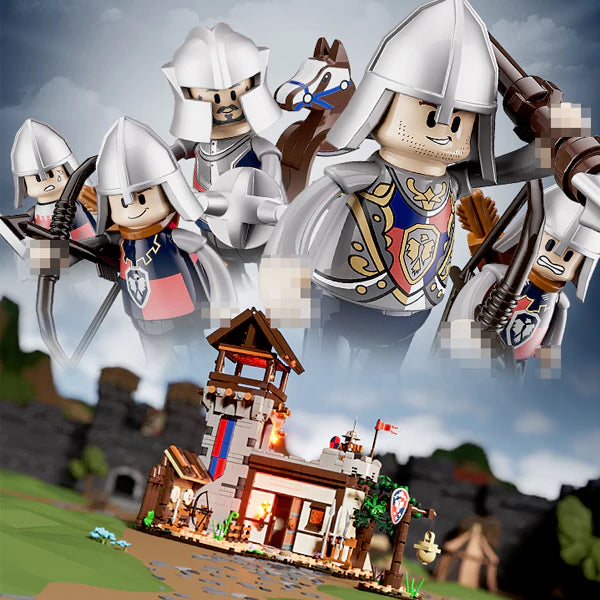 FunWhole F9048 Medieval Soldier Training Ground Medieval Castle