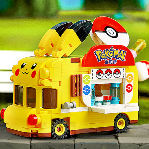 Keeppley K20214 Pokemon Pikachu Mini Pikachu Car Movie & Game
