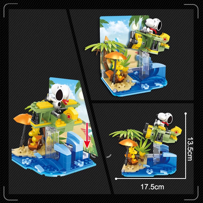 CACO Snoopy Background Painting Small Scene Movie