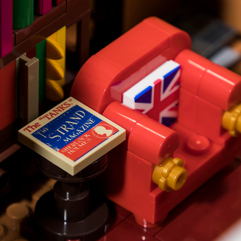 Pantasy 85014 Sherlock Holmes Baker Street 221B Apartment Modular Building