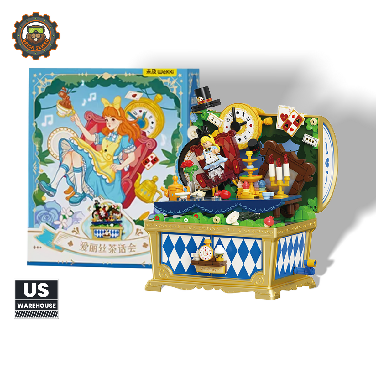 Wekki Alice in Wonderland Music Box 506192