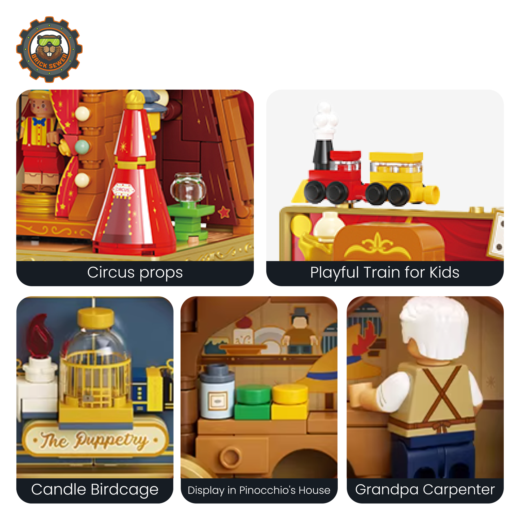 Pinocchio Music Box – Puppet Theater Collectible from Fairytale Series