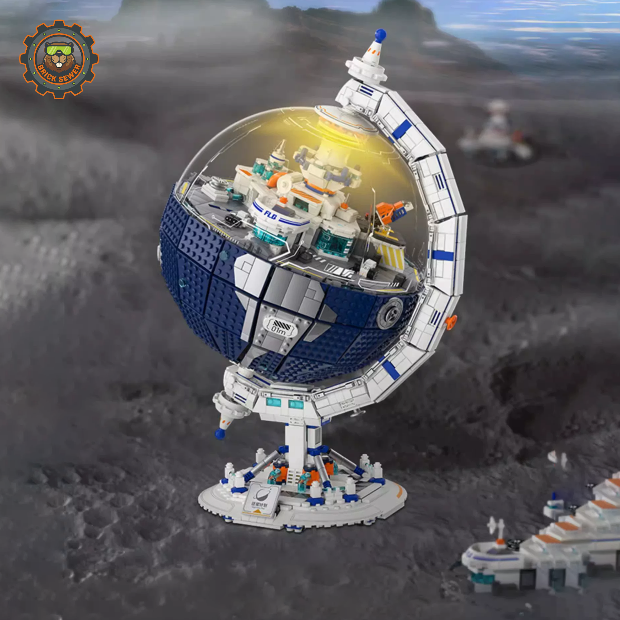 Wekki Planet Immigration Plan Rotating Planet Building Set