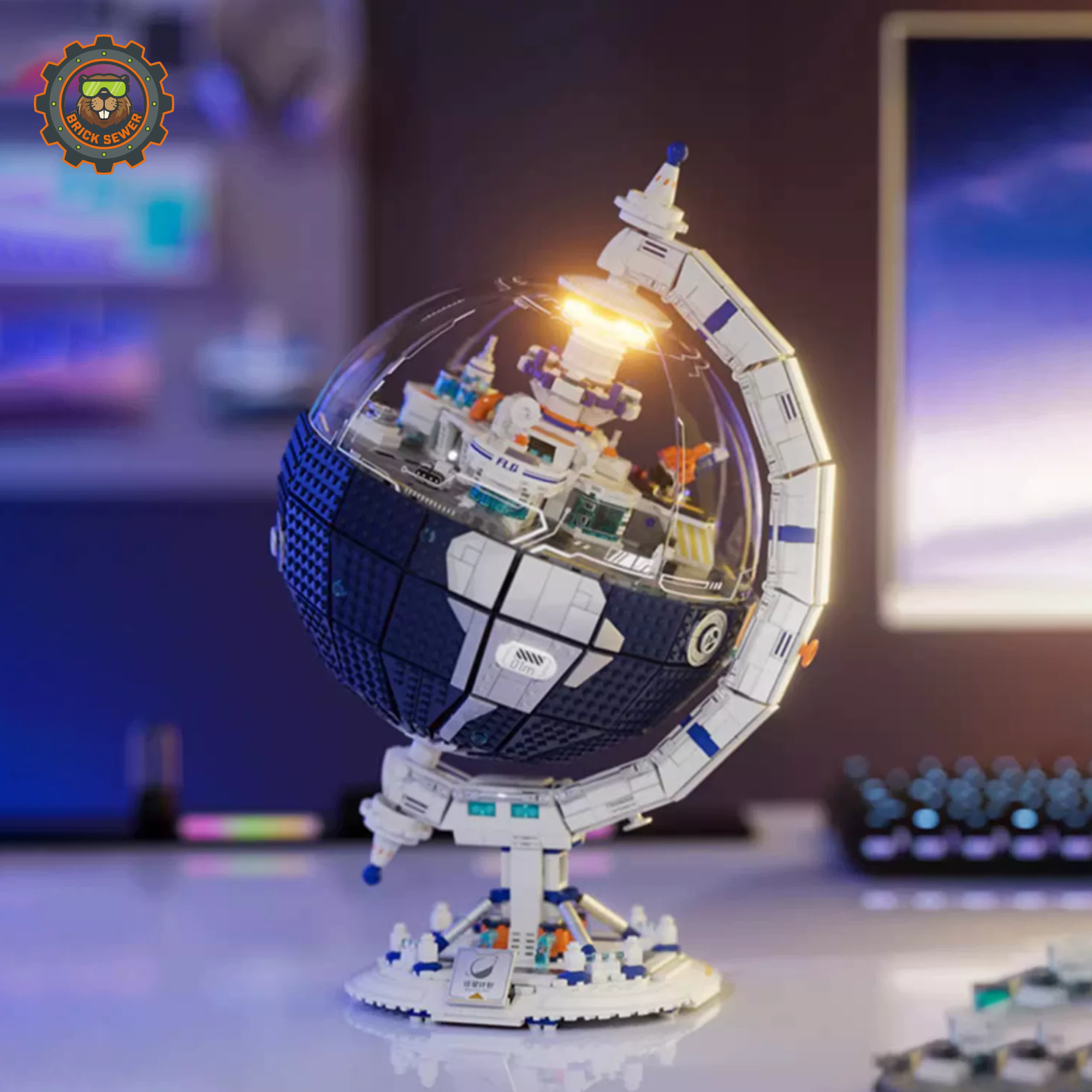 Wekki Planet Immigration Plan Rotating Planet Building Set
