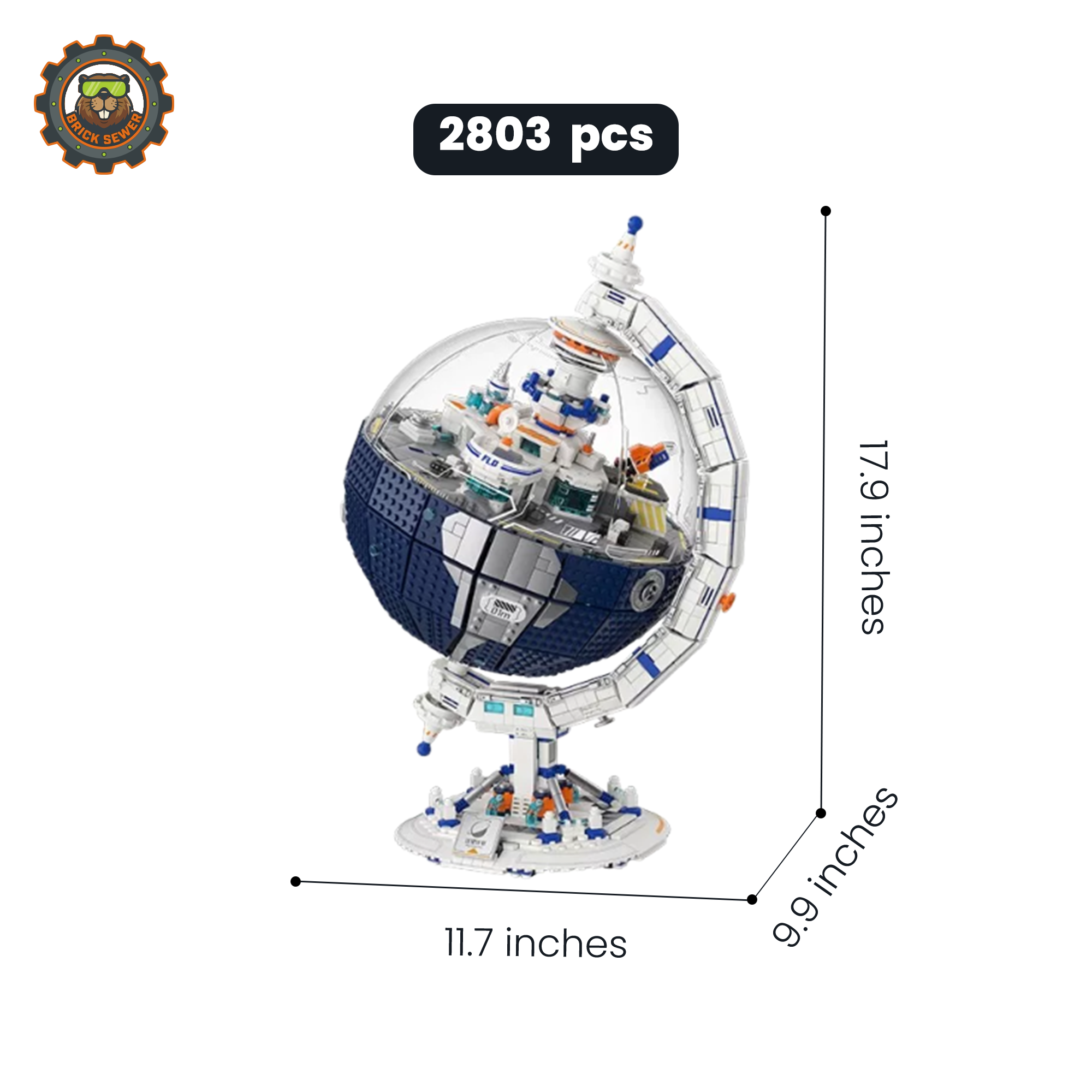 Wekki Planet Immigration Plan Rotating Planet Building Set