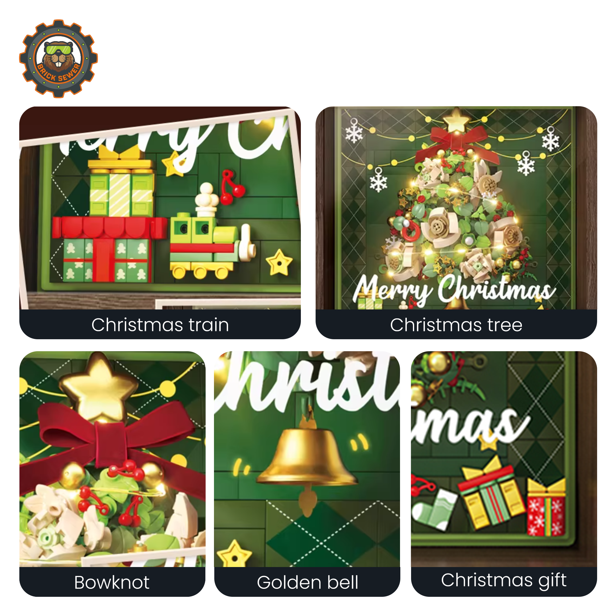 Starry Christmas Window – Holiday Wall Frame