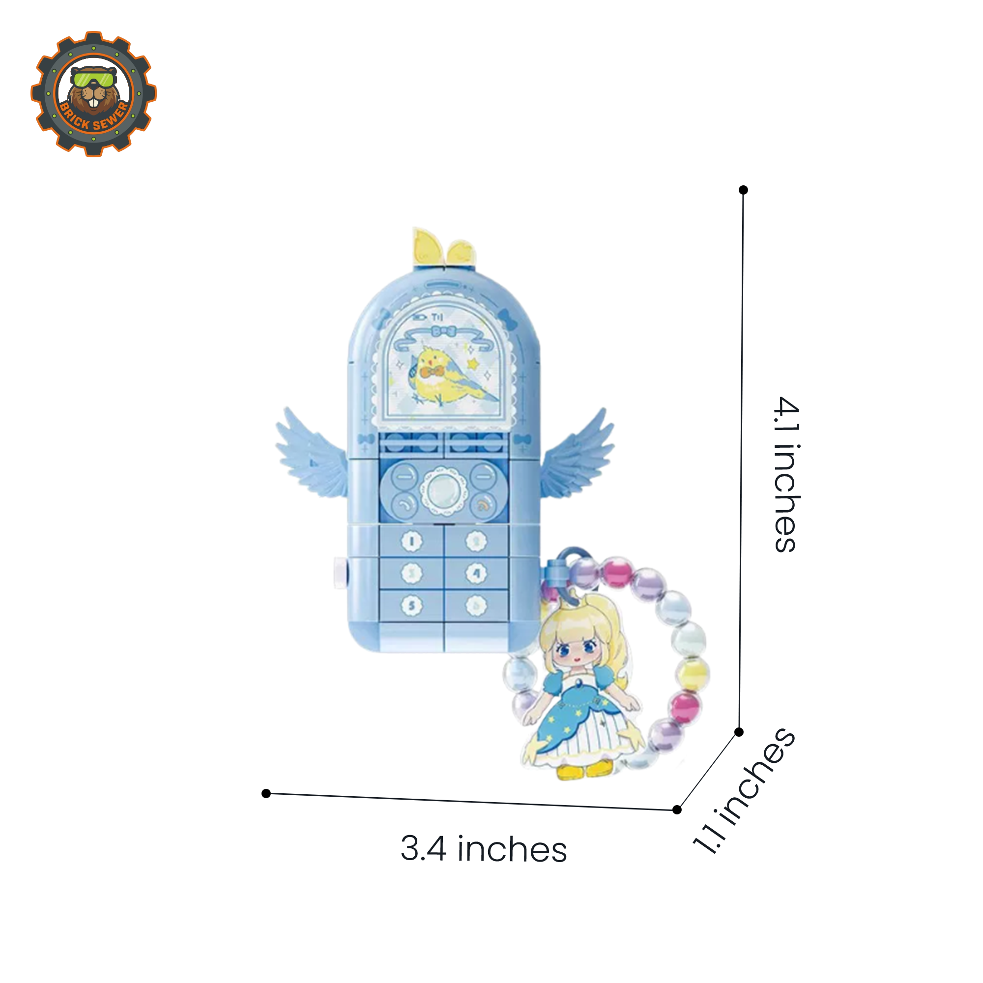 Wekki Princess Magic Phone Building Set