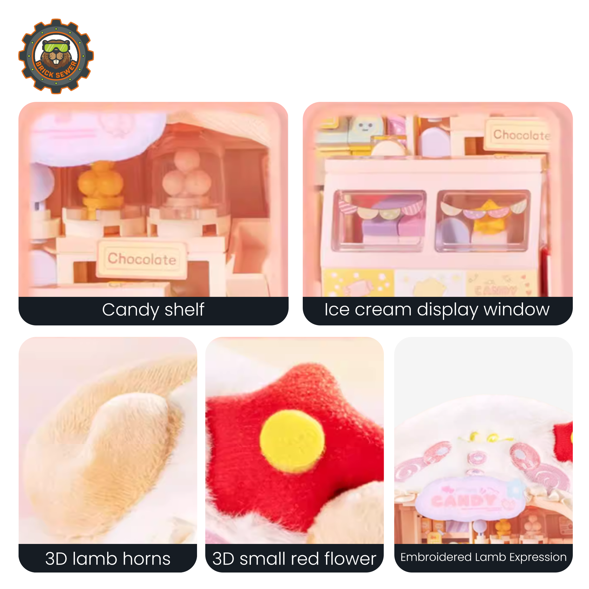 Furry Friends of the World – Mini Animal Shops Blind Box (Set of 4)