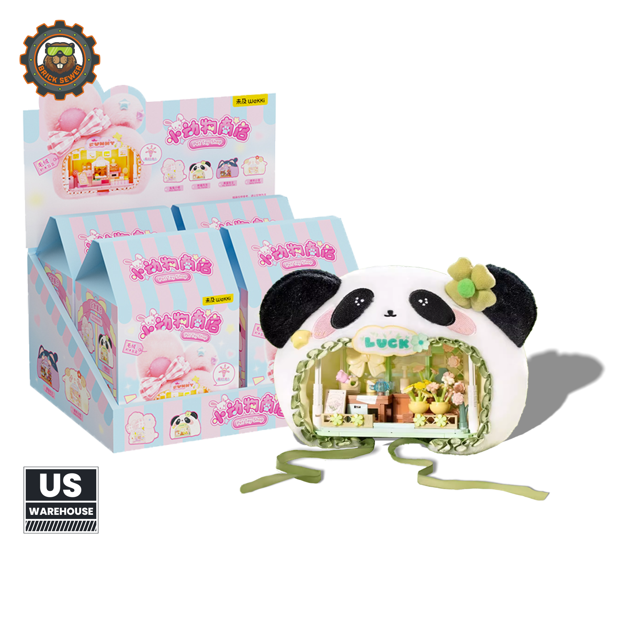 Furry Friends of the World – Mini Animal Shops Blind Box (Set of 4)