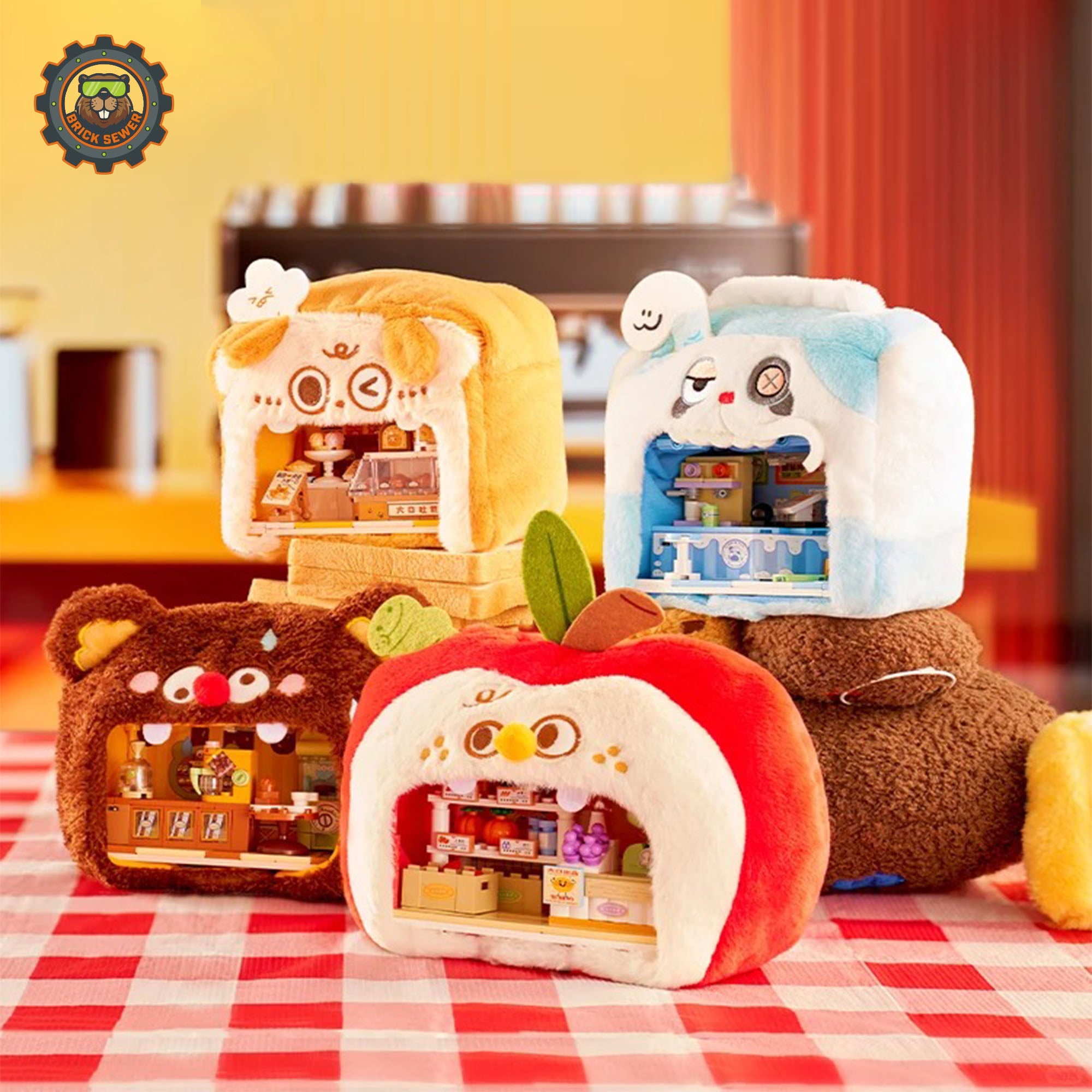 Furry Friends of the World – Big Appetite Shops Blind Box (Set of 4)