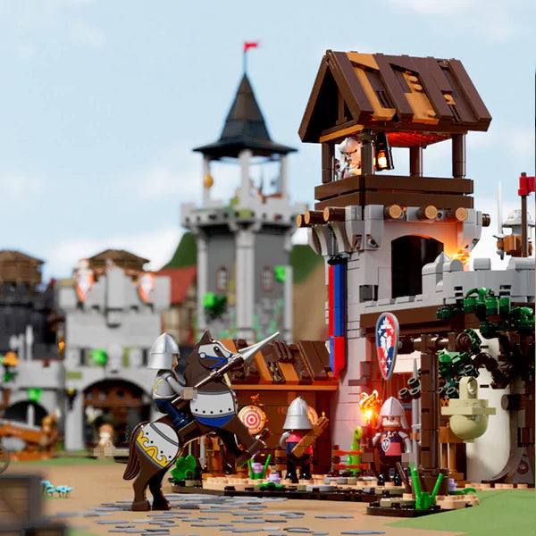 FunWhole F9048 Medieval Soldier Training Ground Medieval Castle