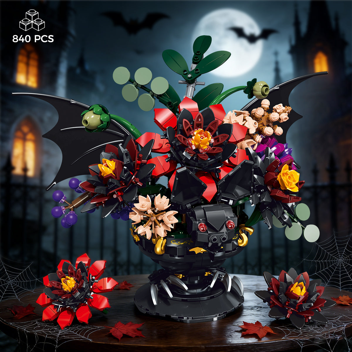 INSOON Gothic Blooming Bat Flower Building Set HG1094