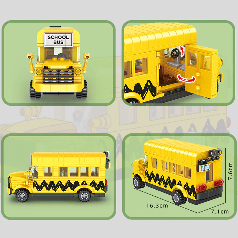 CACO S017 Snoopy School Bus Movie