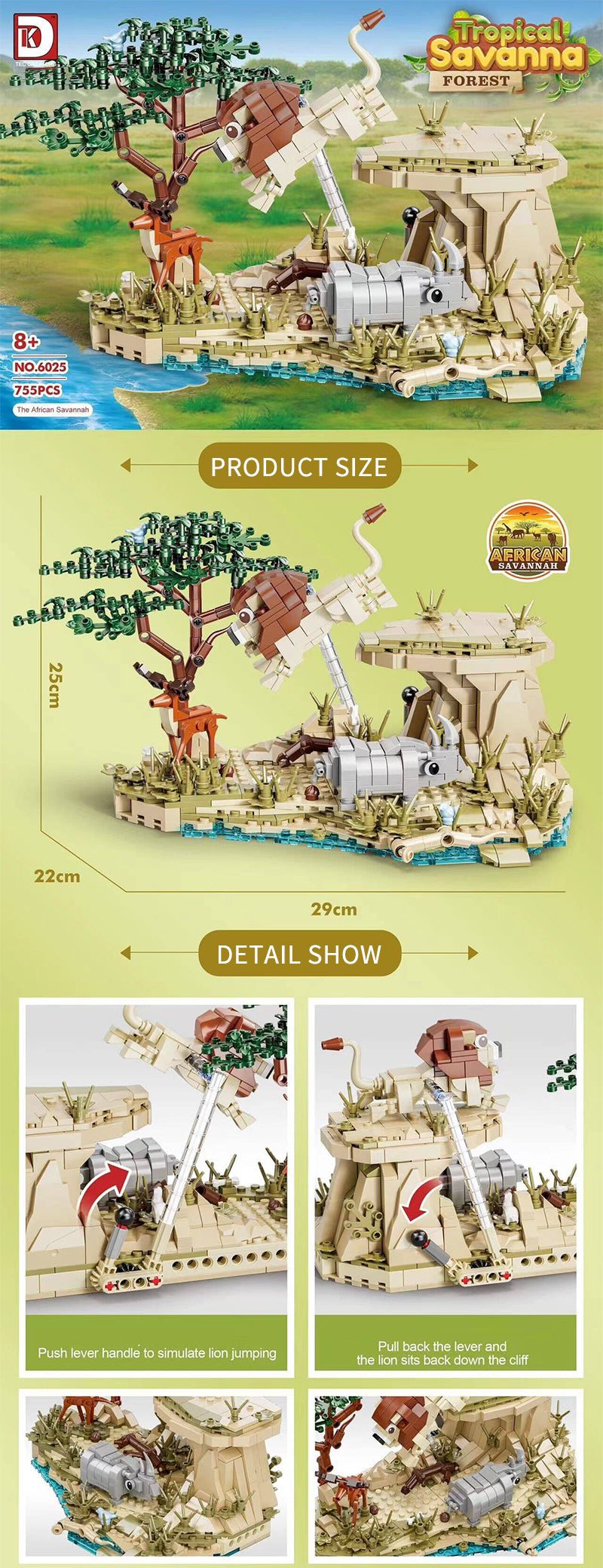 DK 6025 Tropical Grasslands Creator Expert